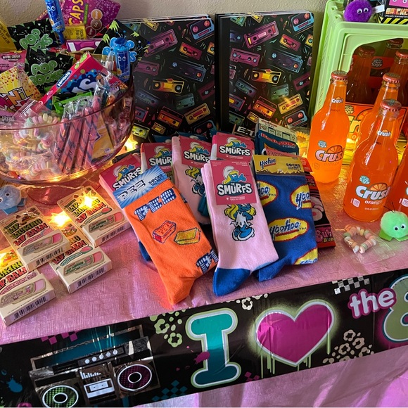 ⭐️3/15 Smurfs 80s Papa Smurf Socks Stocking Stuffer 1980 Retro Fun - Picture 6 of 7